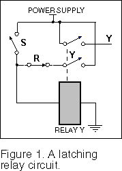 Latching relay circuit