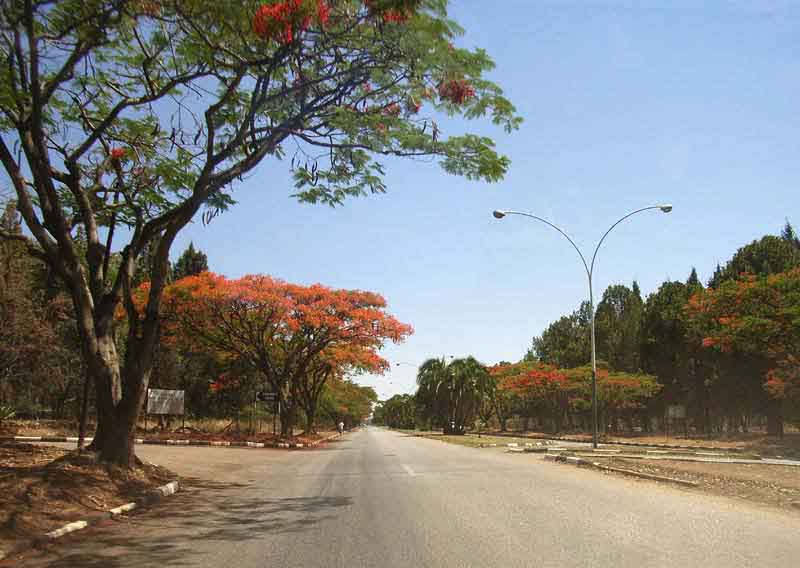 Road in Gweru